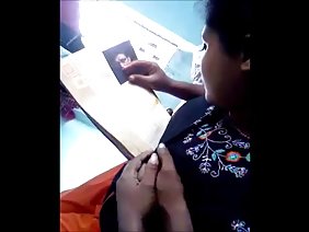 Three girlfriends work on camera (HOME)